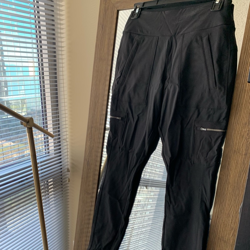 Athleta black high-waisted yoga pants